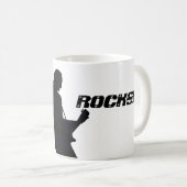George Washington, FELSEN!!! Kaffee-Tasse Kaffeetasse (VorderseiteRechts)