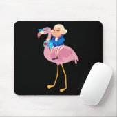 George Washington Flamingo 4. Juli American Fl Mousepad (Mit Mouse)