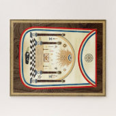 George Washington FreimaurerSchürze Puzzle (Horizontal)