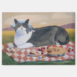 George Washington Funny Cat Magnet