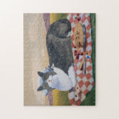 George Washington Funny Cat Puzzle (Vertikal)