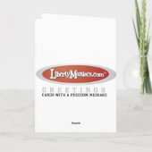 George Washington-Geburtstags-Karte Karte (Rückseite)