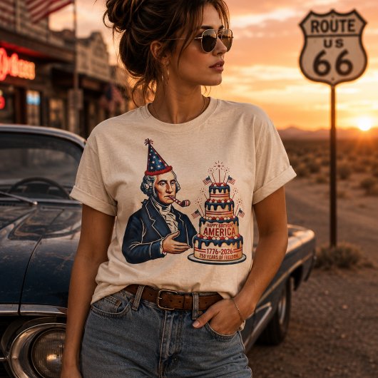 George Washington Geburtstagsfeier T-Shirt