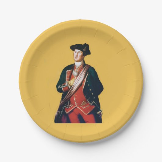 George Washington General 🎖️ Historic & Patriotic Pappteller (Vorderseite)