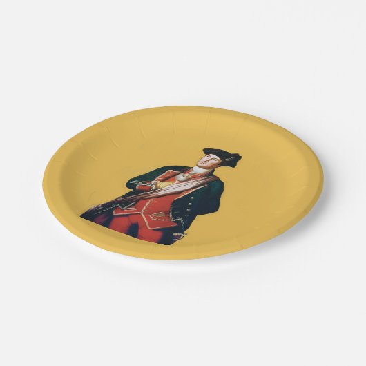 George Washington General 🎖️ Historic & Patriotic Pappteller (Schrägansicht)
