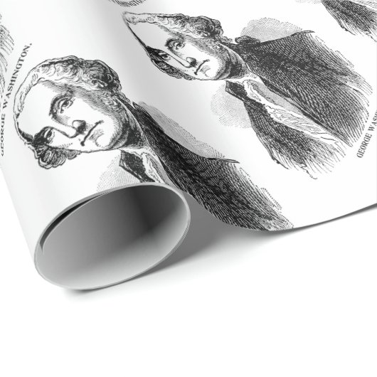 George Washington Geschenkpapier (Rolleneckpunkt)