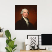 George Washington - Gilbert Stuart Fine Art Poster (Heimbüro)