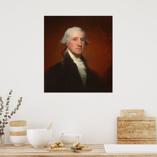 George Washington - Gilbert Stuart Fine Art Poster (Küche)