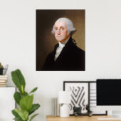 George Washington - Gilbert Stuart Fine Art Poster (Heimbüro)
