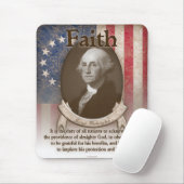 George Washington - Glaube Mousepad (Mit Mouse)