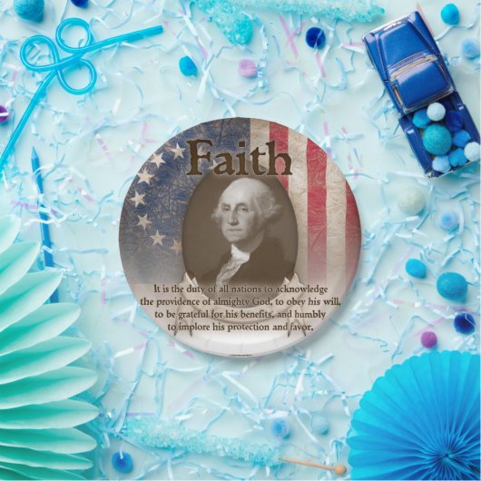 George Washington - Glaube Pappteller (Party)