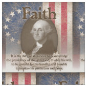 George Washington - Glaube Stoff (Nahaufnahme)