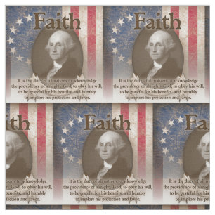 George Washington - Glaube Stoff