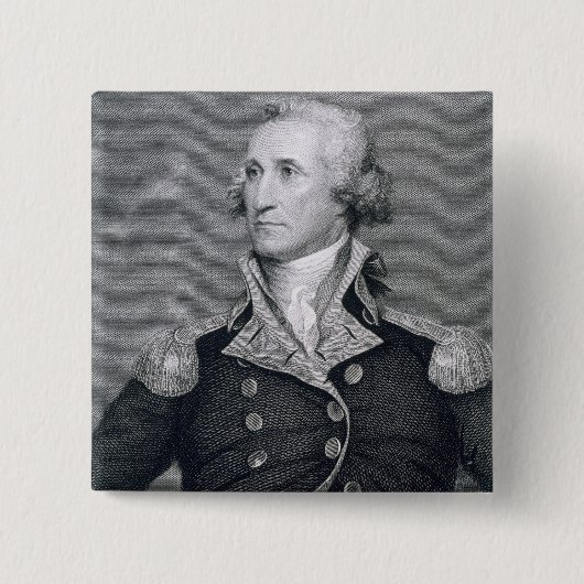 George Washington, graviert durch Asher Brown Button (Vorderseite)