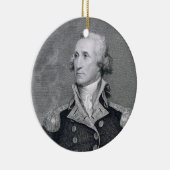 George Washington, graviert durch Asher Brown Keramikornament (Rechts)