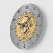George Washington Große Wanduhr (Winkel)