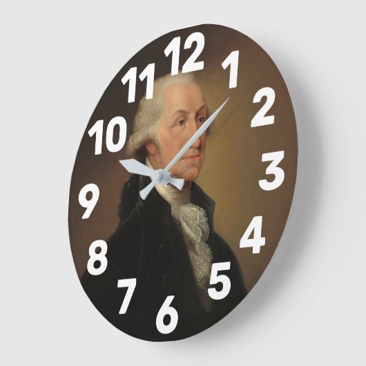 George Washington Große Wanduhr (Winkel)
