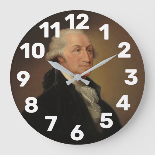 George Washington Große Wanduhr (Vorderseite)