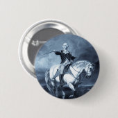 George-Washington-Gruß-Knopf Button (Vorne & Hinten)