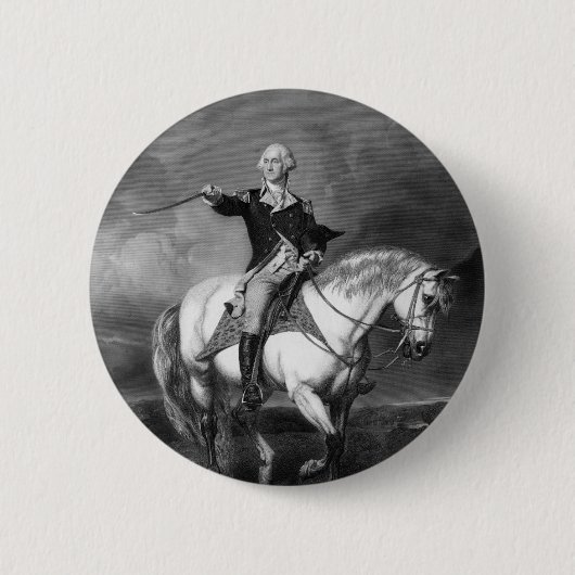 George-Washington-Gruß-Knopf Button (Vorderseite)