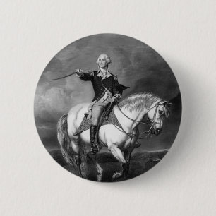 George-Washington-Gruß-Knopf Button
