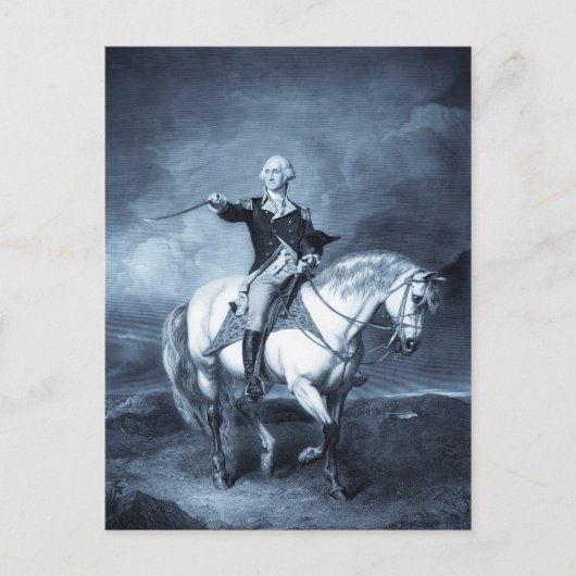 George Washington-Grußpostkarte Postkarte (Vorderseite)