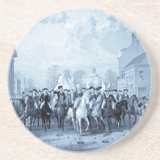 George Washington im New Yorker Untersetzer (Vorne)