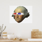 George Washington in 3D Poster (Küche)