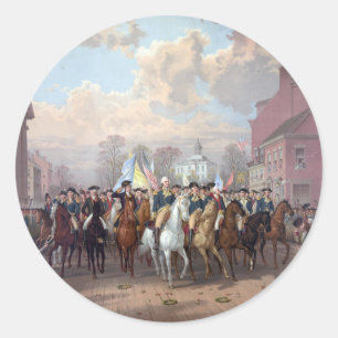 George Washington in New York Aufkleber