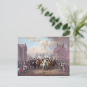 George Washington in New York Postkarten (Stehend Vorderseite)