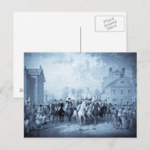 George Washington in New York Postkarten (Vorne/Hinten)