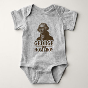 George Washington ist mein Homeboy Baby Strampler