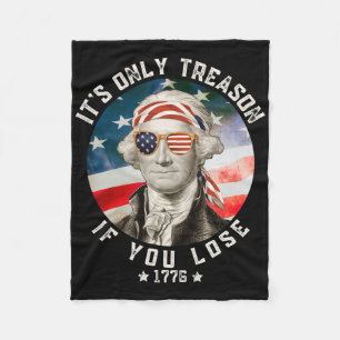 George Washington ist nur Verrat, wenn man 4t verl Fleecedecke