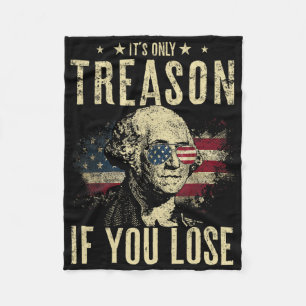 George Washington ist nur Verrat, wenn man 4t verl Fleecedecke