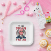 George Washington ist nur Verrat, wenn man verlier Pappteller (Party)