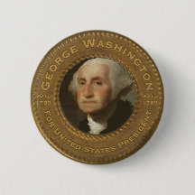 George Washington-Kampagnen-Knopf