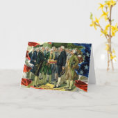 George Washington Karte (Gelbe Blume)