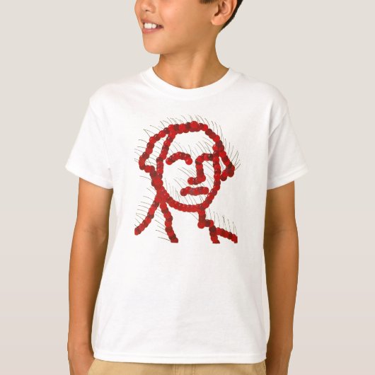 George Washington-Kirschporträt T-Shirt (Vorderseite)