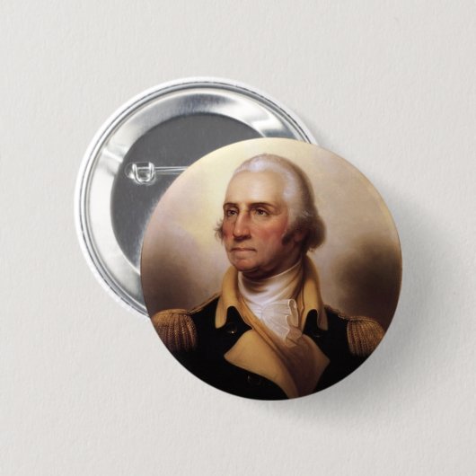George Washington-Knopf Button (Vorne & Hinten)