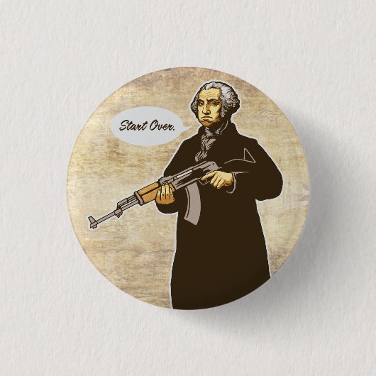 George Washington-Knopf Button (Vorderseite)