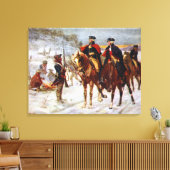 George Washington Lafayette Valley Forge Army Leinwanddruck (Insitu (Wohnzimmer))