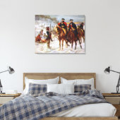 George Washington Lafayette Valley Forge Army Leinwanddruck (Insitu (Schlafzimmer))
