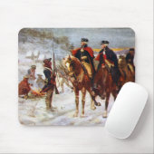 George Washington Lafayette Valley Forge Army Mousepad (Mit Mouse)