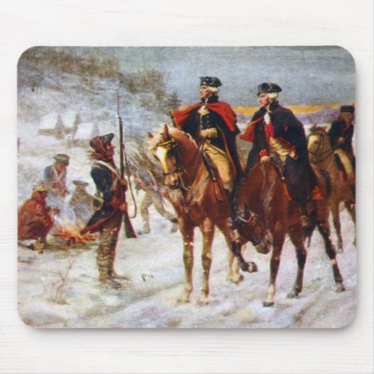 George Washington Lafayette Valley Forge Army Mousepad (Vorne)