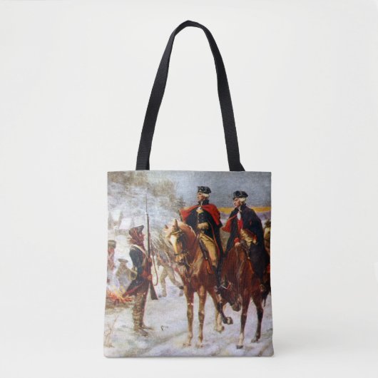 George Washington Lafayette Valley Forge Army Tasche (Vorderseite)