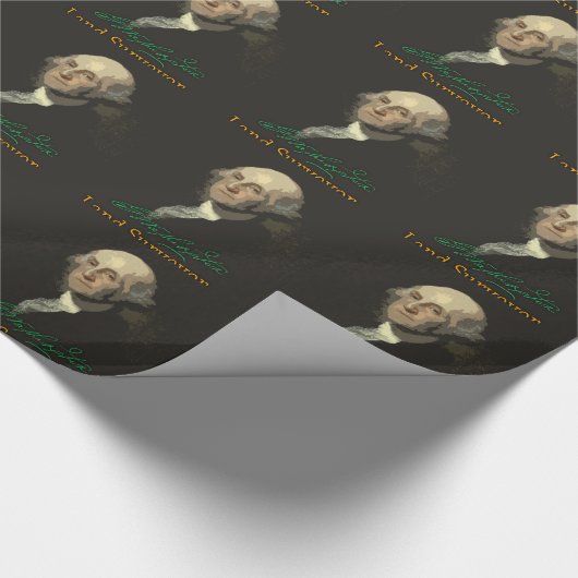 George Washington-Land-Feldmesser Geschenkpapier (Ecke)