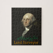George Washington-Land-Feldmesser Puzzle (Vertikal)