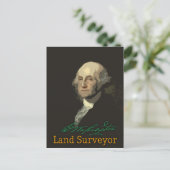 George Washington Land Surveyor Postcard Postkarte (Stehend Vorderseite)