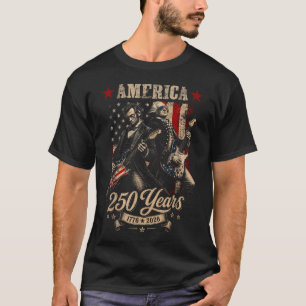 George Washington Lincoln Gitarre spielend Abe T-Shirt