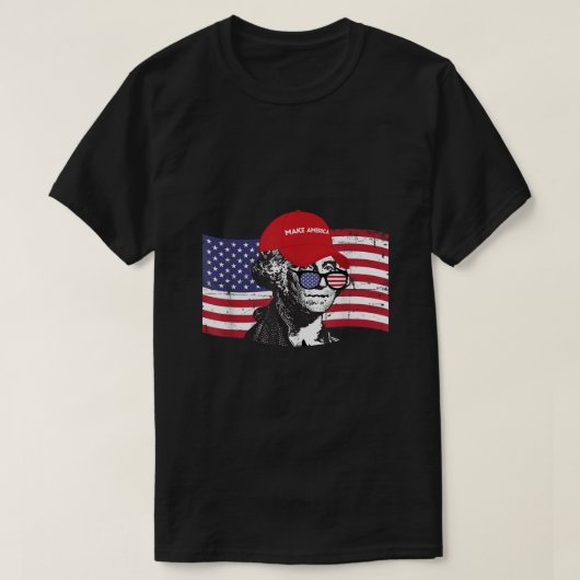 George Washington Make America T Shirt Independenz (Design vorne)